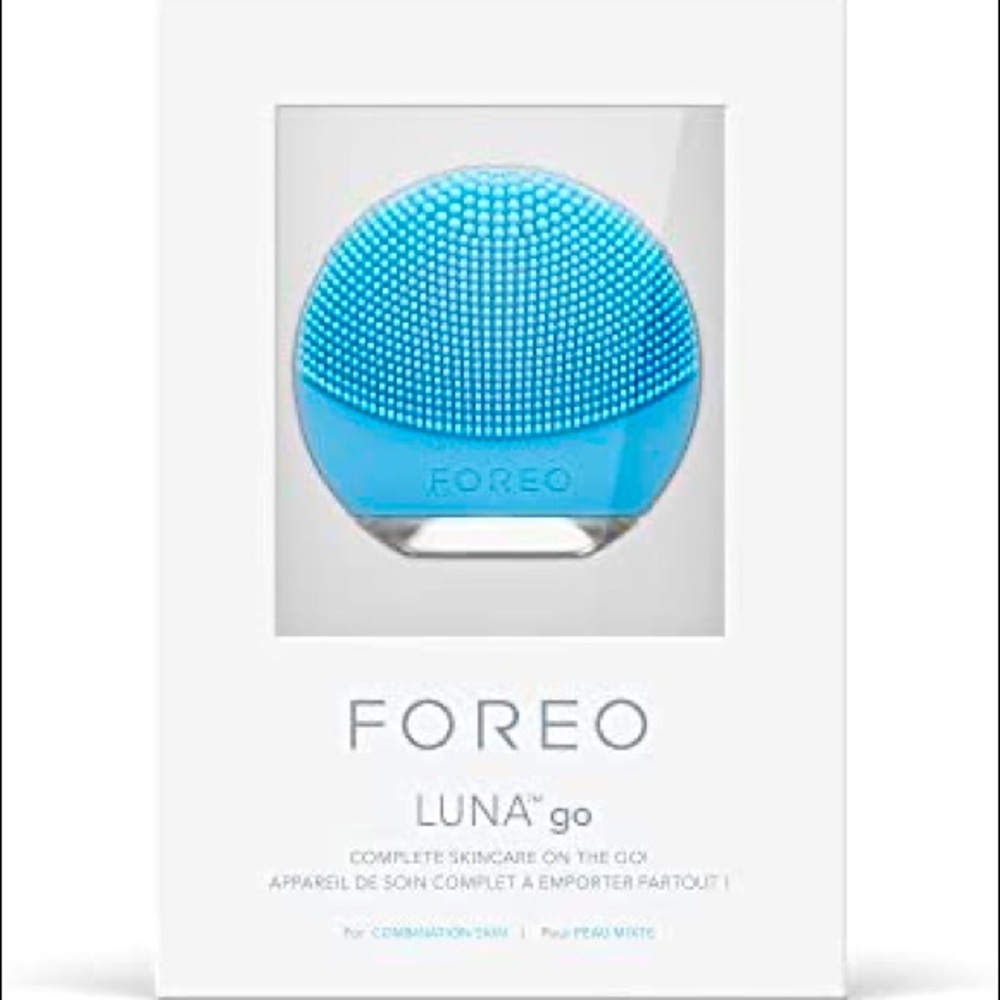 Foreo Luna Go for Combination Skin, Blue, for skincare on the go
